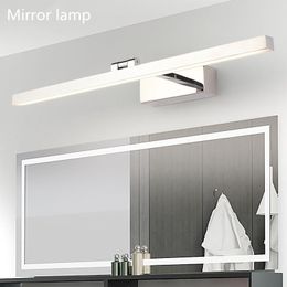 Wall Lamps Nordic Modern Led Mirror Headlight Waterproof Fog Toilet Bathroom Lamp Metal Cabinet Light