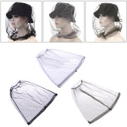 Outdoor Hats Mosquito Bee Insect Mesh Head Face Protector Fishing Hunting Net Hat Mask