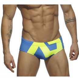 Printing Men's Swimwear 2020 Sexy Summer Swimsuit Briefs Low Waist Bathing Suit Bulge Beach Wear Fashion Short Sport Homme Swim