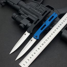 Newest ButterflyFolding Knife BM 417 Handle hard nylon glass fiber satin 440C Blade Hunting Pocket Knifes Survival EDC Knives