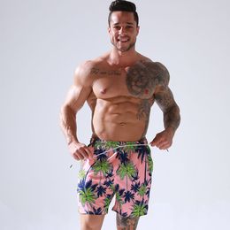 men's swimsuit swim trunks with built-in boxer brief compression liner quick dry packable board short