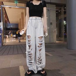 Star's Aimme Same Blue and White Colour Changing Washed Denim Pants