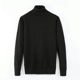 Brand Men's Pullover Designer Sweater turtle neck knitting New Casual Sweater Men's coat Letter Embroidered Sweater Cotton