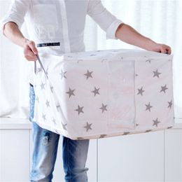 Portable Container Storage Case Non-woven Clothing Large Bag Organizer Underwear N7N008B77 210922