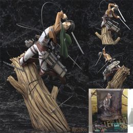 25cm Action Figure Attack On Titan Rivuai Doll Levi PVC ACGN figure Garage Kit Toys Brinquedos Anime Toy Doll Christmas Gift L0226