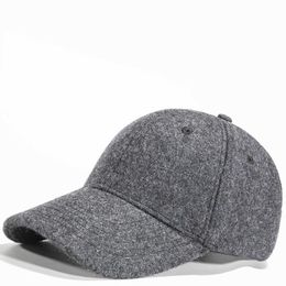 55-60cm 60-65cm Large Head Man Big Size Causal Peaked Hats Adult Winter Wool Felt Hat with Velvet Man Plus Size Baseball Caps Q0911