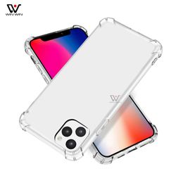 2021 Wholesale Original Silicone Clear Transparent Soft TPU Cases Back Cover Phone Case For iPhone 12 Pro Max 11 7 8 6 6S plus