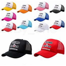 Trump 2024 Baseball Hats US President Election Trump Caps Keep America Great MAGA Mesh Snapbacks Summer Visor Caps Party Hats RRA4174