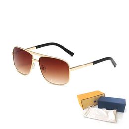 High Quality Womans Sunglasses 0258 Luxury Fashion Mens Sun glasses UV Protection men Designer eyeglass Gradient Metal hinge eye women nglasses with Original boxs