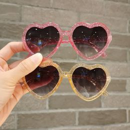 Cute Kids Sunglasses Party Love Heart Girl Boy Children Sun Glasses Dancing Gift