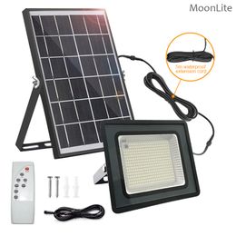 solar outdoor spotlight with remote comtrol autoSecurity Lighting street light outdoors for Garden dusk to dawn