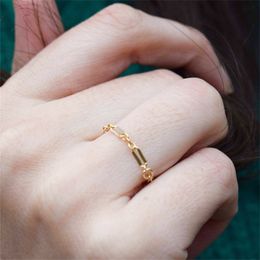 14K Gold Filled Minimalism Rings Knuckle Jewelry Anillos Mujer Bague Femme Women Accessories