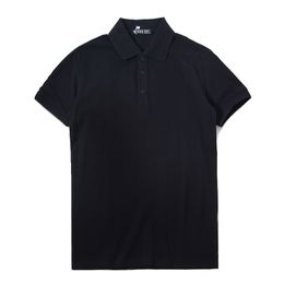 Summer Fashion Design Ribbed Sleeve Split Hem Stretch Polo Shirt Men's T-shirt Snake Pattern Luxury Print Stand Collar Loose Comfortable Short Sleeve S-XL#GVC16