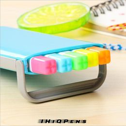 Highlighters 5Pcs/Set Fluorescent Marker Pen Highlighter Cute Candy Colours Stationery Pastel Set For School Office