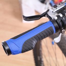 Bike Handlebars &Components 1 Pair Cycling Lockable Hand Bicycle Handlebar Grips Widen Holding Surface Rubber With Aluminium Lock