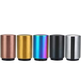 Stainless Steel Bottle Opener Automatic Push Down Magnetic Beer Cap Opener Bar Kitchen Wine Gadgets Tools Openers 200pcs SN3766