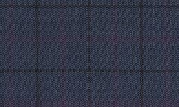 233696-9004 Pure wool high count worsted fabric [Navy Mixed Cheque Sharkskin W100](FSA)