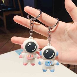 Key Rings Cartoon Astronaut Chain Pendant Pvc Bag Exquisite Car Small Gift