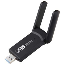 USB Wifi Adapter 1200Mbps USB Network Card 1200Mbps Wifi Dongle USB LAN Ethernet Dual Band 2.4G 5.8G