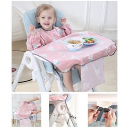 High Quality Newborns Bib Table Cover Baby Dining Chair Gown Waterproof Saliva Towel Burp Apron Food Feeding Accessories 210226