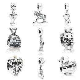 KAKANY 100%S925 Sterling Silver American Statue of Liberty Classic Vintage Limited Edition New Pendant Beads Original Jewellery Q0531