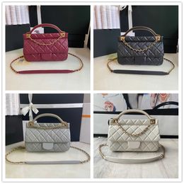 2021 new high quality bag classic lady handbag diagonal bag leather AS2438 23-20-8