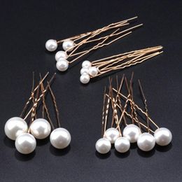 Headpieces 18 Pcs European Wedding Pearl Hair Pins Bridal Accessories For Bride Bridesmaid Women Girls263l