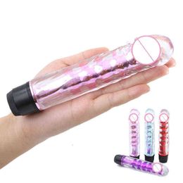 Nxy Sex Vibrators Masturbators g Spot Powerful Jelly Dildo Vibrating Stimulator Toy Bullet for Women Adult Products 1218