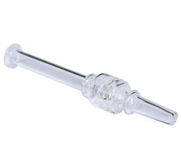 2021 6 inch mini nectar collector with thick clear glass Philtre tips glass tube pyrex rig stick smoking hand pipes