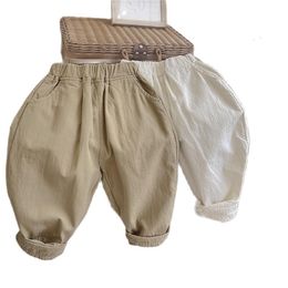 Children's clothing boys and girls cotton linen summer anti-mosquito children's thin casual bloomers P4650 210622