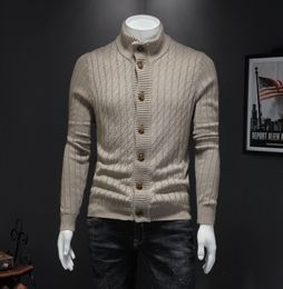 Sweater Cardigan Men Casual V-Neck Shirt Autumn Winter Slim Fit Long Sleeve Mens Sweaters Knitted Cardigan Pull Homme Top Plus Size M-4XL