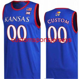 Mens Women Youth Kansas Jayhawks Basketball Jersey Add any name number Men Women Youth XS-6XL