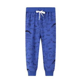 Jumping Metres Arrival Sweatpants for Boys Girls Animals Print Long Pant Baby Trousers Kids Dinosaurs Pants 210529