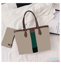 Moda Alışveriş Torbaları Bayan Tote Omuz Üst Lady Çanta Kabartmalı Baskı Logo Tasarım High-end Büyük Kapasiteli Yüksek Kaliteli Çanta S5252