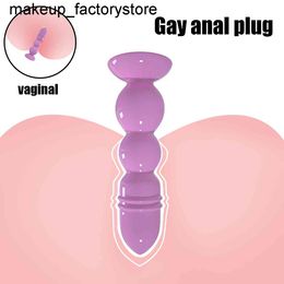 sex toy massager Massage Dildo Anal Beads Jelly Butt Plugs G-spot Prostate Silicone Adult Games Sex Toys For Woman Gay Unisex