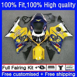 Injection Mould Fairings For SUZUKI Yellow blue GSX-R1000 GSXR1000 K2 00-02 Bodywork 24No.2 GSXR 1000 CC 1000CC 00 01 02 GSXR-1000 2000 2001 2002 Motorcycle OEM Bodys