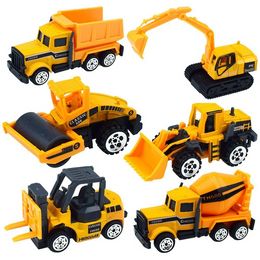 Baby Engineering Cars Diecast Toy for Boys Girls Inertial Alloy Excavator Gift Children Toy