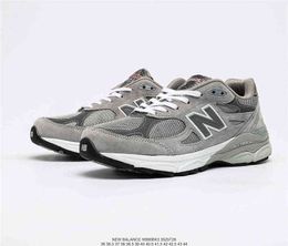 2021 ML990 Series Men's/Women's Running Shoes Colours Breathable Outdoor Sneakers original Grey Size Eur 36-44 H1115
