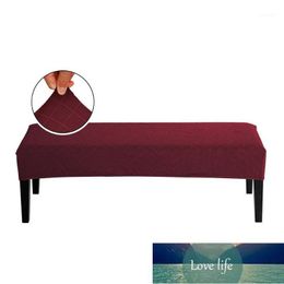 Washable Slipcover Stylish Diamond Pattern Bench Cover Seat Protector Removable Elastic Dining Room Stretch Jacquard Bedroom1