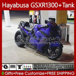 Bodywork For SUZUKI Hayabusa GSXR-1300 GSXR 1300 CC GSX-R1300 1996 2007 Glossy Blue Bodys 74No.323 GSXR1300 1300CC 96 97 98 99 00 01 GSX R1300 02 03 04 05 06 07 Fairing