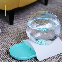 Pet Cat dog Bowl Fountain Automatic Water Feeder 2.8L Bubble Container Dispenser For Dogs Cats Drinking Pet Products Sale Y200922