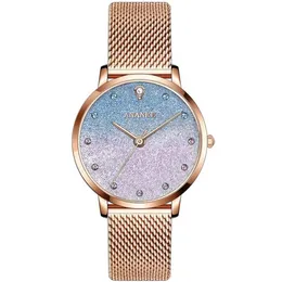 Rose Gold Women Watch With Gift Box Top Magnetic Starry Sky Lady Wrist Watch Mesh Female Watches Reloj Gift
