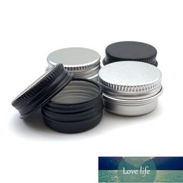 50PCS 5g Cream Jar Tin Cosmetic Lip Balm Containers Nail Derocation Crafts Pot Refillable Bottle Screw Thread Empty Aluminium Factory price expert design Quality