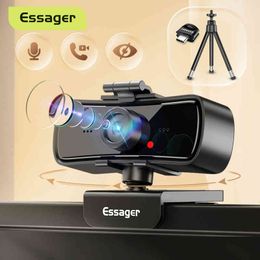 Essager C3 1080P cam 2K Full HD Camera PC Computer Laptop USB Cam With Microphone Autofocus WebCamera Youtube