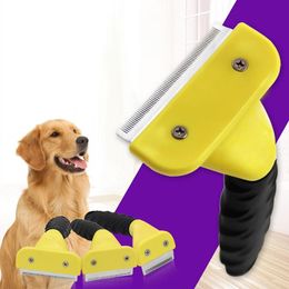 Dog Grooming Pet Brush Cat Comb Hair Removal Long Deshedding Short Dogs Handy tool