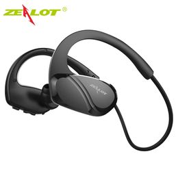 ZEALOT H6 Waterproof Bluetooth Earphones Stereo Wireless Headphone Fitness Sports Running Use Handsfree With Microphone Gym Headset