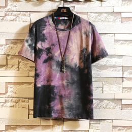 Mens T-shirts Korea Short Sleeve Shirt Men Summer Printe Tshirt Top Tees Brand Fashion Clothes Plus Size M-5xl o Neck