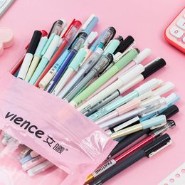 Gel Pens 30pcs/50Pcs 0.38/0.5mm Large Capacity Pen Set Journal Neuter Cute Stationary Kawaii School Supplies