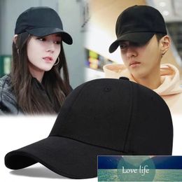 High Quality Unisex Black Women's Baseball Cap Men kpop Korea Style Solid Snapback Men's Caps Male Sport Hat Gorras Mujer Factory price expert design Quality Latest