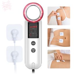 3 IN1 Weight Loss Beauty Equipment Ultrasonic Electric LED Light Therapy Body Slimming Device Skin Rejuvenation Acne Removal